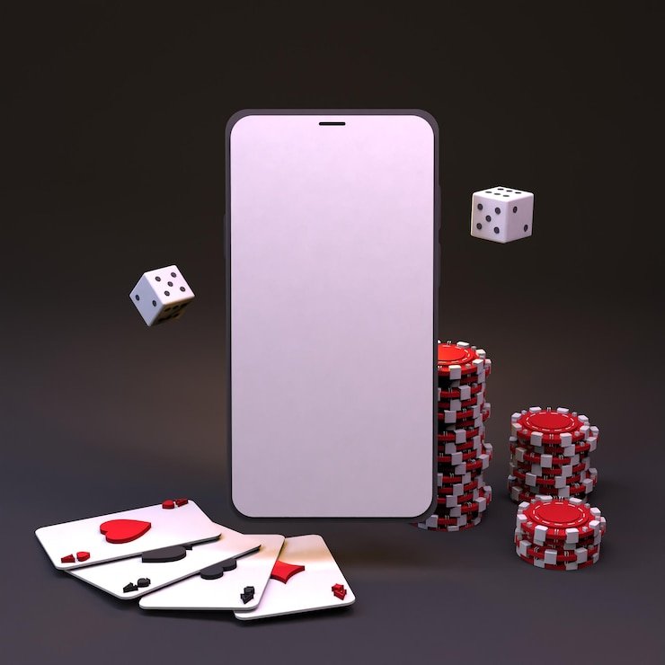 Sic Bo table with three dice and betting layout
